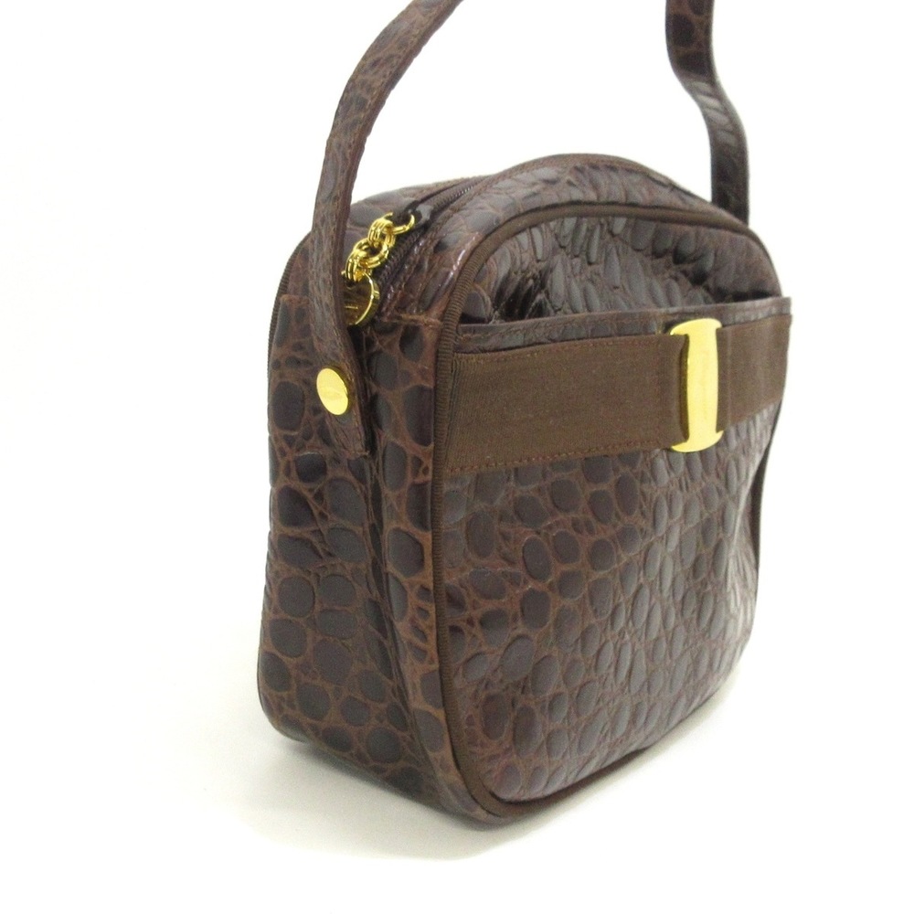 Salvatore Ferragamo Bag Brown Shoulder Vara